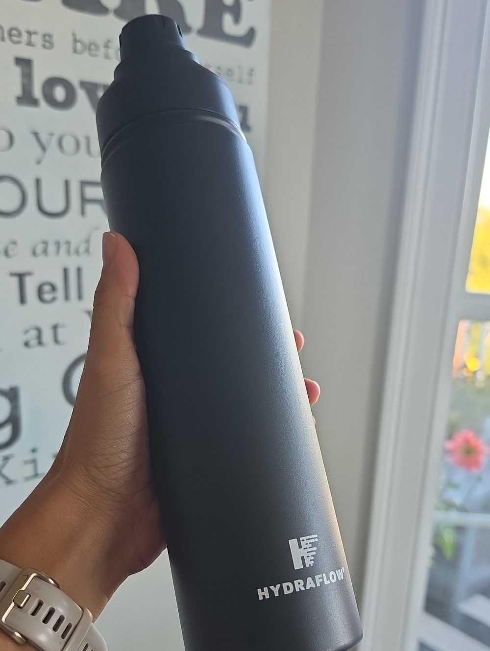 Matte Black Insulated Water Bottle